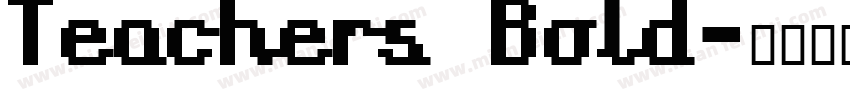Teachers Bold字体转换